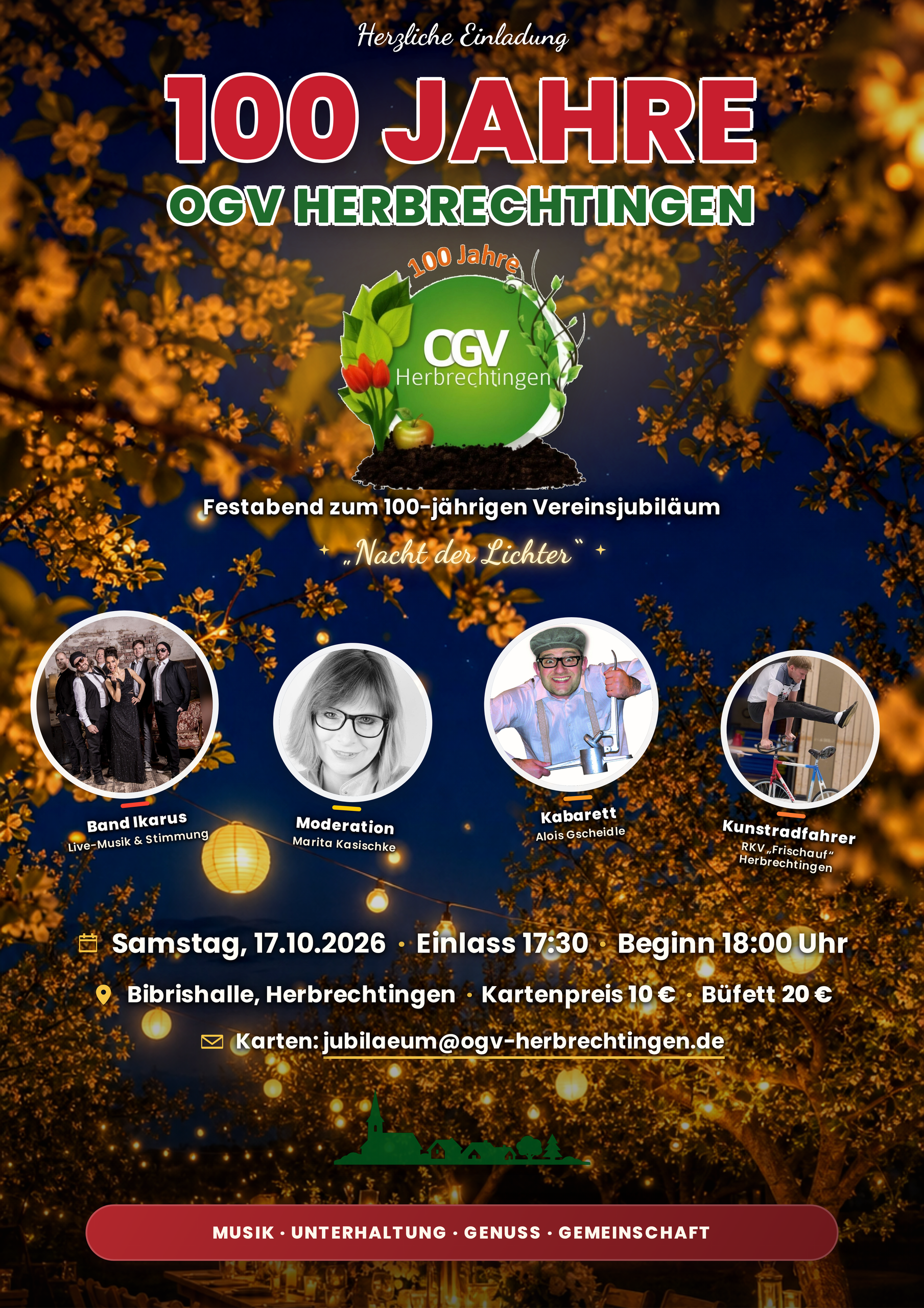 Mehr über den Artikel erfahren 100 Jahre OGV – Feiern Sie mit uns!